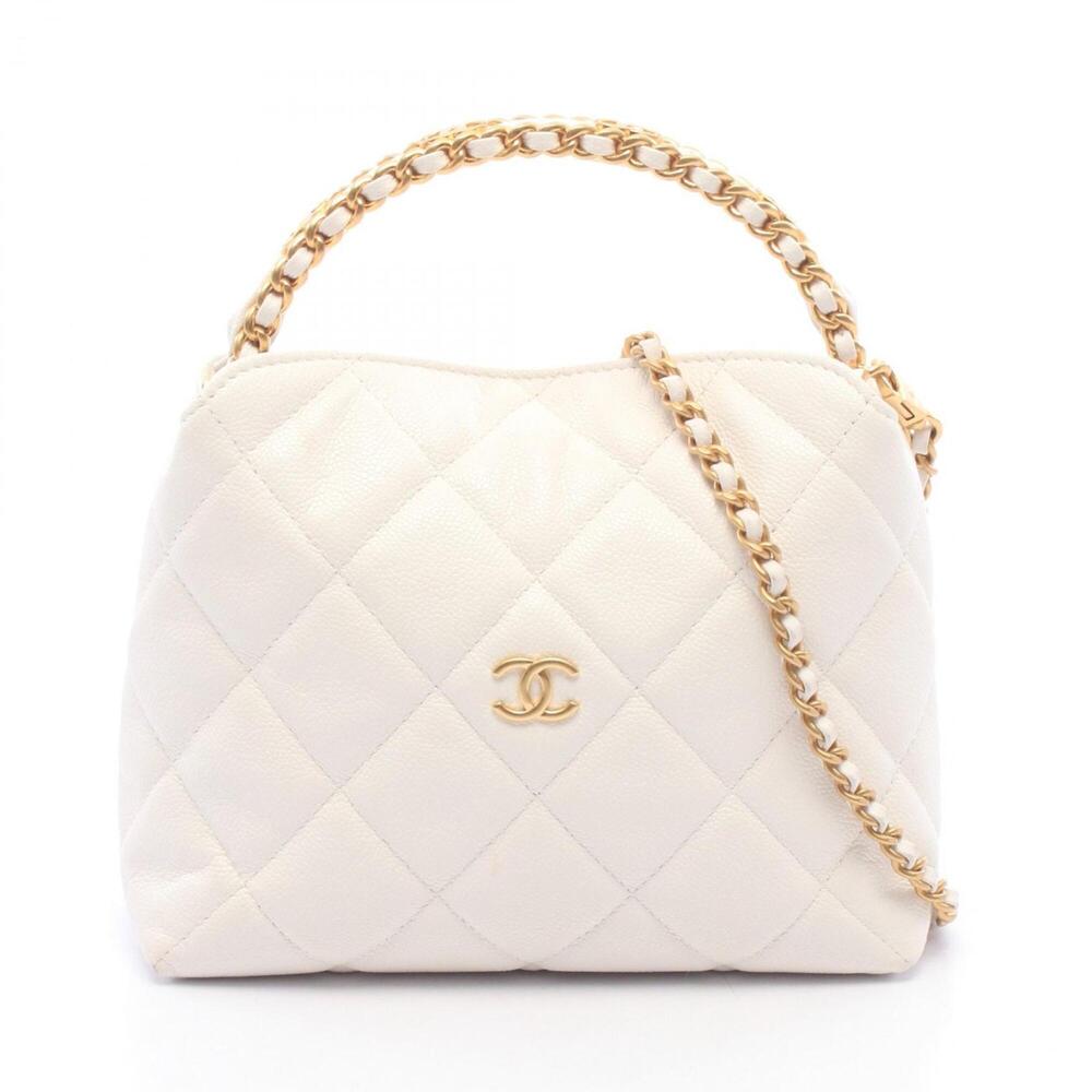 Chanel Matelassé Small Hobo 2-Way Handbag, Caviar Leather (Grained Calfskin),...